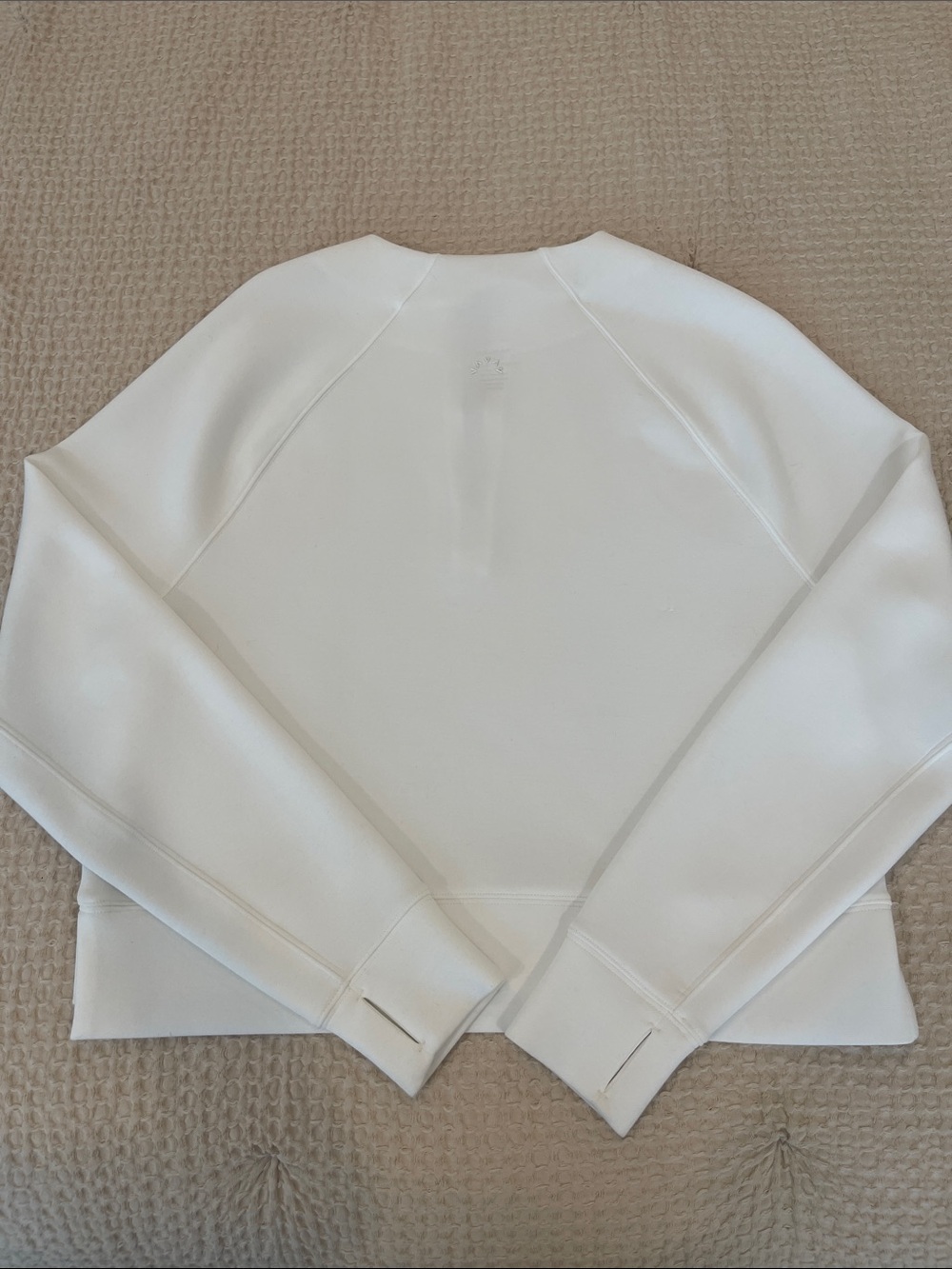 Varley Ebba Half-Zip Sweatshirt White Size Small - Picture 4 of 9